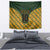 Custom South Africa Rugby 2024 Tapestry Go Champion Springboks and Kente Pattern