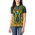 Custom South Africa Rugby 2024 Women Polo Shirt Go Champion Springboks and Kente Pattern