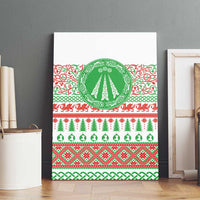 Welsh Christmas Canvas Wall Art Awen and Celtics Culture with Xmas Elements - Wonder Print Shop