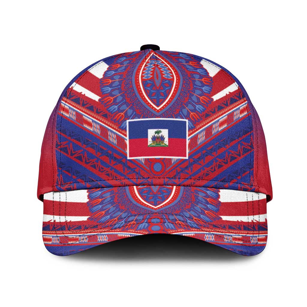 Haiti National Football Classic Cap Dashiki Sporty Style - Wonder Print Shop