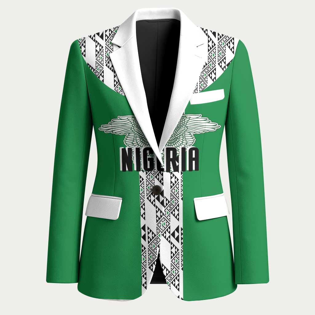 Custom Nigeria National Football Blazer Inspired Retro Style - Wonder Print Shop