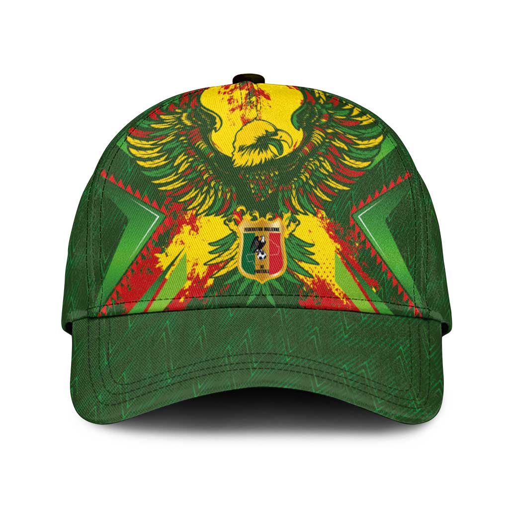 Mali National Football Classic Cap Grunge Les Aigles Sporty Style - Wonder Print Shop