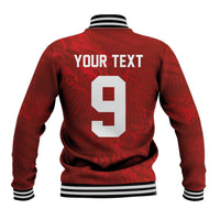 Custom Poland National Football Baseball Jacket The Eagles on Flames - Wonder Print Shop