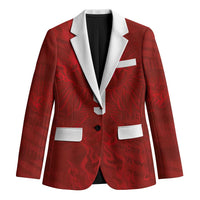 Custom Poland National Football Blazer The Eagles on Flames - Wonder Print Shop