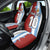 Half Argentina and Half Spain Football Car Seat Cover Grunge Style - Wonder Print Shop