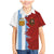 Half Argentina and Half Spain Football Family Matching Mermaid Dress and Hawaiian Shirt Grunge Style - Wonder Print Shop