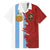 Half Argentina and Half Spain Football Family Matching Tank Maxi Dress and Hawaiian Shirt Grunge Style - Wonder Print Shop