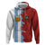 Half Argentina and Half Spain Football Hoodie Grunge Style - Wonder Print Shop