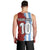 Half Argentina and Half Spain Football Men Tank Top Grunge Style - Wonder Print Shop