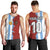 Half Argentina and Half Spain Football Men Tank Top Grunge Style - Wonder Print Shop