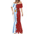 Half Argentina and Half Spain Football Mermaid Dress Grunge Style - Wonder Print Shop