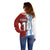 Half Argentina and Half Spain Football Off Shoulder Sweater Grunge Style - Wonder Print Shop