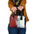 Half Argentina and Half Spain Football Shoulder Handbag Grunge Style