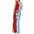 Half Argentina and Half Spain Football Tank Maxi Dress Grunge Style - Wonder Print Shop