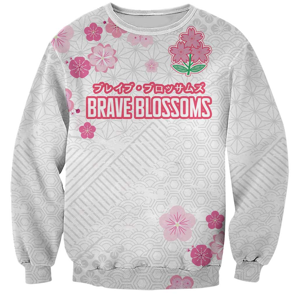Gray sweatshirt with pink floral graphic, crew neck and long sleeves