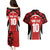 Custom Canada Pacific Rugby 2024 Couples Matching Puletasi and Hawaiian Shirt Maple Pattern Jersey - Wonder Print Shop