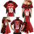 Custom Canada Pacific Rugby 2024 Family Matching Mermaid Dress and Hawaiian Shirt Maple Pattern Jersey - Wonder Print Shop