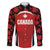 Custom Canada Pacific Rugby 2024 Family Matching Puletasi and Hawaiian Shirt Maple Pattern Jersey - Wonder Print Shop