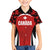 Custom Canada Pacific Rugby 2024 Family Matching Short Sleeve Bodycon Dress and Hawaiian Shirt Maple Pattern Jersey - Wonder Print Shop