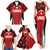 Custom Canada Pacific Rugby 2024 Family Matching Tank Maxi Dress and Hawaiian Shirt Maple Pattern Jersey - Wonder Print Shop