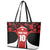 Custom Canada Pacific Rugby 2024 Leather Tote Bag Maple Pattern Jersey