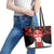 Custom Canada Pacific Rugby 2024 Leather Tote Bag Maple Pattern Jersey