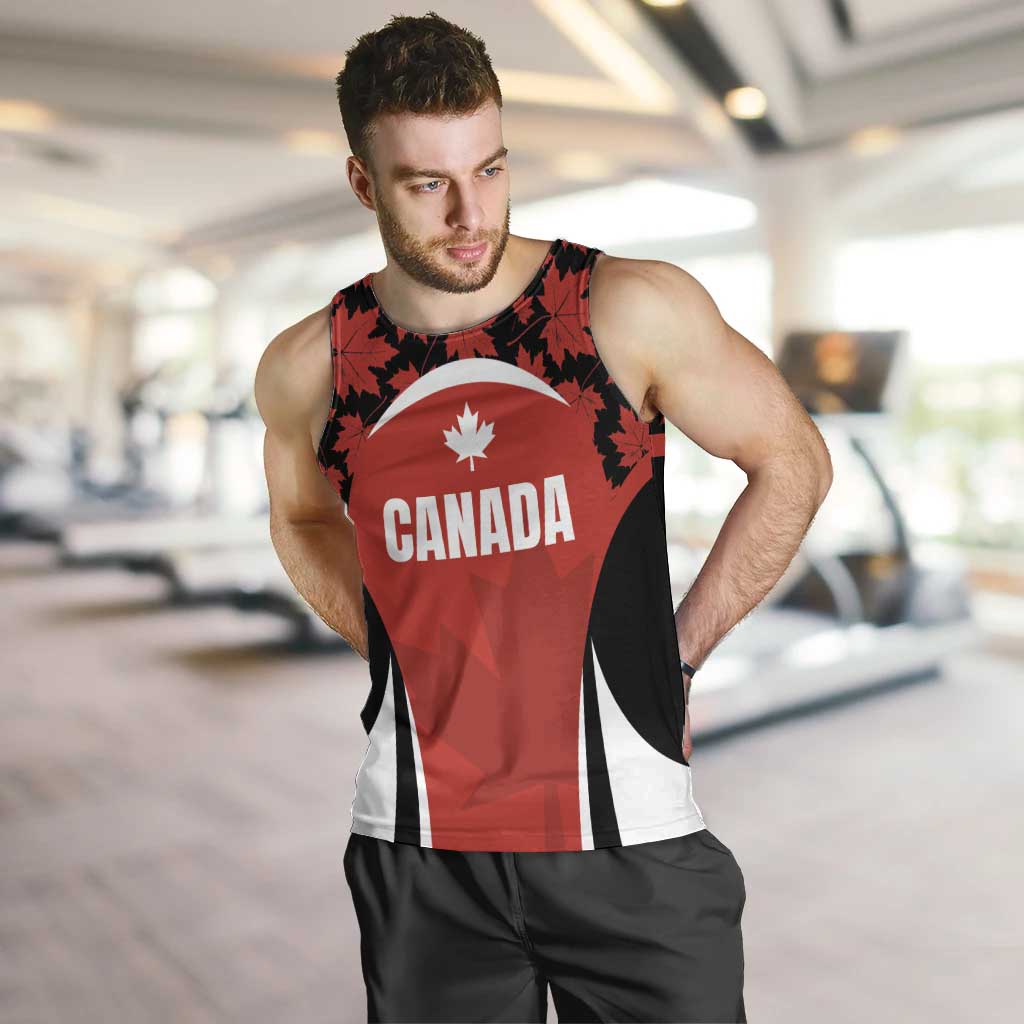 Custom Canada Pacific Rugby 2024 Men Tank Top Maple Pattern Jersey - Wonder Print Shop