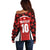 Custom Canada Pacific Rugby 2024 Off Shoulder Sweater Maple Pattern Jersey - Wonder Print Shop