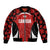 Custom Canada Pacific Rugby 2024 Sleeve Zip Bomber Jacket Maple Pattern Jersey