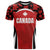 Custom Canada Pacific Rugby 2024 T Shirt Maple Pattern Jersey - Wonder Print Shop