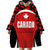 Custom Canada Pacific Rugby 2024 Wearable Blanket Hoodie Maple Pattern Jersey