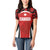 Custom Canada Pacific Rugby 2024 Women Polo Shirt Maple Pattern Jersey