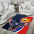 Filipino American History Month Area Rug USA Eagle and Philippines Sun Symbol with National Flag - Wonder Print Shop