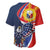 Filipino American History Month Baseball Jersey USA Eagle and Philippines Sun Symbol with National Flag - Wonder Print Shop