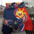 Filipino American History Month Bedding Set USA Eagle and Philippines Sun Symbol with National Flag - Wonder Print Shop