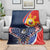 Filipino American History Month Blanket USA Eagle and Philippines Sun Symbol with National Flag