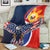 Filipino American History Month Blanket USA Eagle and Philippines Sun Symbol with National Flag