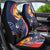 Filipino American History Month Car Seat Cover USA Eagle and Philippines Sun Symbol with National Flag - Wonder Print Shop