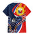 Filipino American History Month Family Matching Long Sleeve Bodycon Dress and Hawaiian Shirt USA Eagle and Philippines Sun Symbol with National Flag - Wonder Print Shop