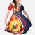 Filipino American History Month Family Matching Mermaid Dress and Hawaiian Shirt USA Eagle and Philippines Sun Symbol with National Flag - Wonder Print Shop