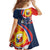 Filipino American History Month Family Matching Mermaid Dress and Hawaiian Shirt USA Eagle and Philippines Sun Symbol with National Flag - Wonder Print Shop