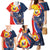 Filipino American History Month Family Matching Mermaid Dress and Hawaiian Shirt USA Eagle and Philippines Sun Symbol with National Flag - Wonder Print Shop