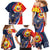 Filipino American History Month Family Matching Mermaid Dress and Hawaiian Shirt USA Eagle and Philippines Sun Symbol with National Flag - Wonder Print Shop