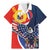 Filipino American History Month Family Matching Mermaid Dress and Hawaiian Shirt USA Eagle and Philippines Sun Symbol with National Flag - Wonder Print Shop