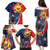 Filipino American History Month Family Matching Puletasi and Hawaiian Shirt USA Eagle and Philippines Sun Symbol with National Flag - Wonder Print Shop