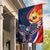 Filipino American History Month Garden Flag USA Eagle and Philippines Sun Symbol with National Flag - Wonder Print Shop