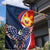 Filipino American History Month Garden Flag USA Eagle and Philippines Sun Symbol with National Flag - Wonder Print Shop