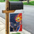 Filipino American History Month Garden Flag USA Eagle and Philippines Sun Symbol with National Flag - Wonder Print Shop