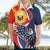 Filipino American History Month Hawaiian Shirt USA Eagle and Philippines Sun Symbol with National Flag - Wonder Print Shop