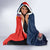 Filipino American History Month Hooded Blanket USA Eagle and Philippines Sun Symbol with National Flag